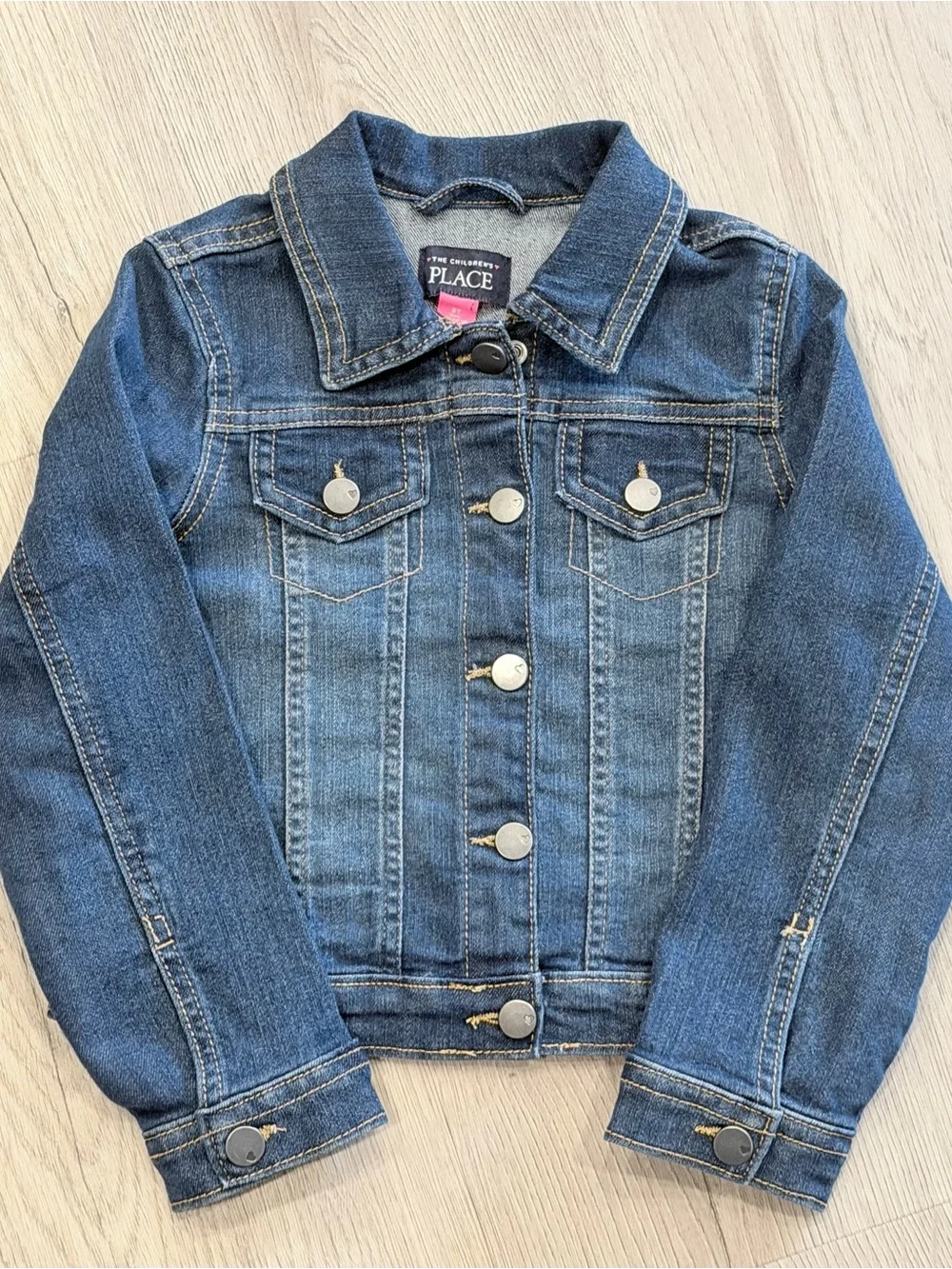 The Children's Place Indigo Blue Denim Jacket for Kids - (5)